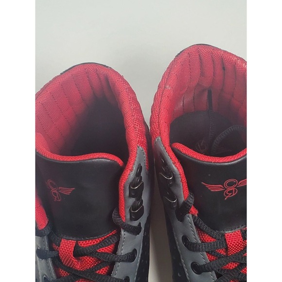 Creative Recreation cesario black smoke red CR 442 S10812 SIZE 10 - Picture 5 of 12